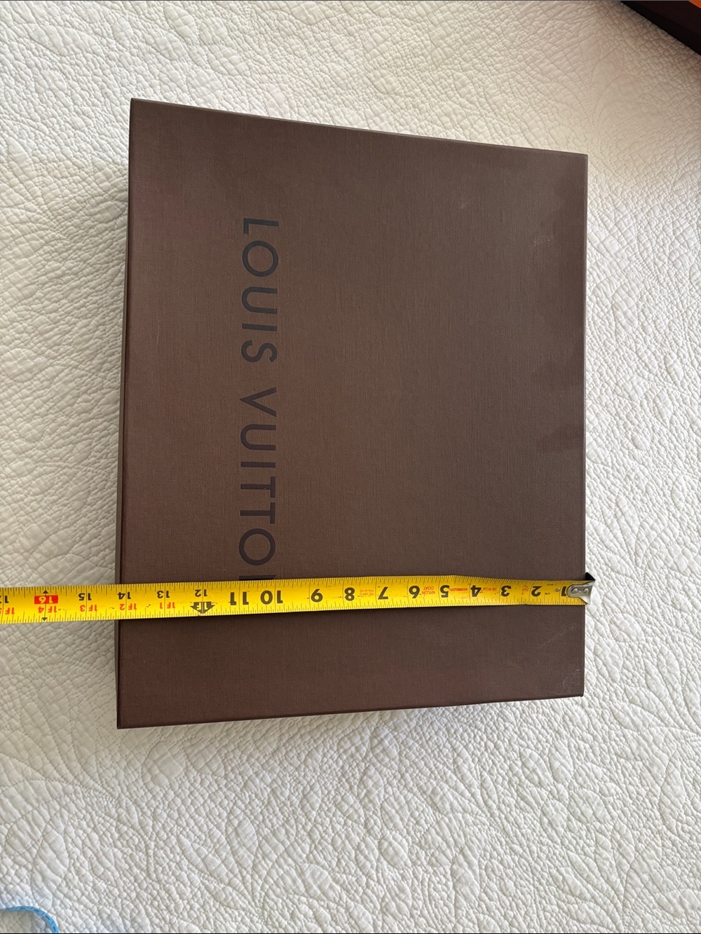 Original authentic Louis Vuitton Brown Logo Gift Box